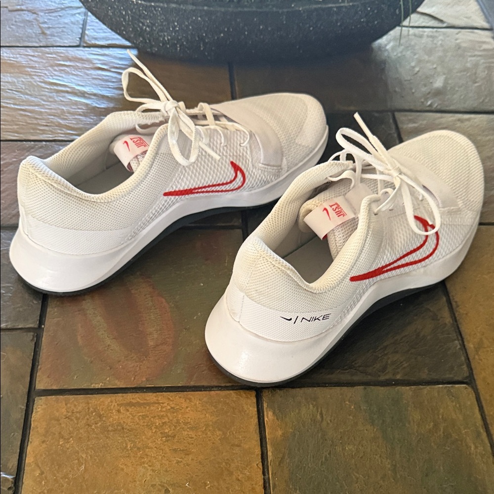 Nike Red and White Athletic Shoes